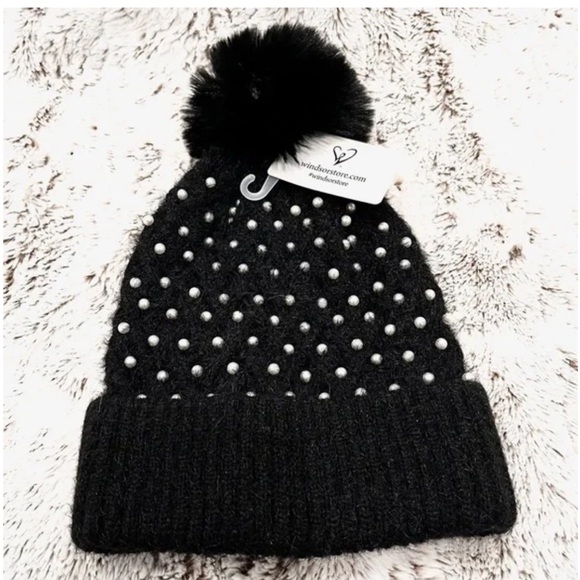 Pearl Studded Beanie main image 1